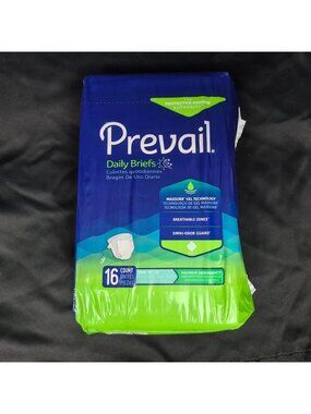 Prevail Daily Briefs Incontinence Undergarments Lot of 3 Sz Youth 15"-22" SEALED